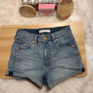 Garage Medium Wash Denim High-rise Shorts Size 0